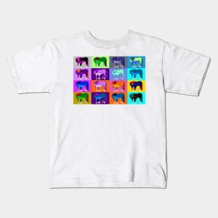 Mare and Foal 4 x 4 Kids T-Shirt